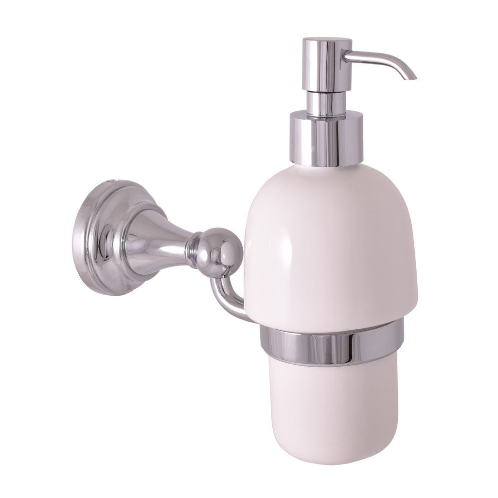 Distributeur de savon rétro MORAVA en céramique 18,1x7,15 x19 cm