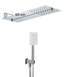 Set doccia quadrato moderno completo