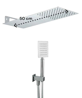 Set doccia quadrato moderno completo