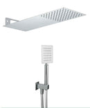 Set doccia quadrato moderno completo