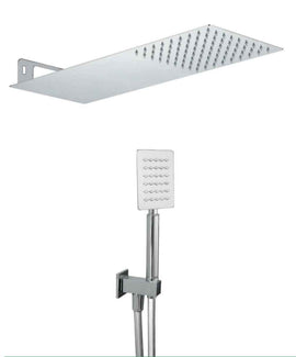 Set doccia quadrato moderno completo