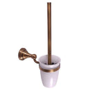 Brosse de toilette rétro MORAVA en laiton bronze 6,5x 36,8 cm
