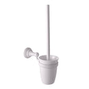 Brosse de toilette rétro MORAVA en laiton blanc 6,5x 36,8 cm-1