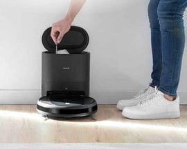 Base auto vidange automatique pour robot aspirateur