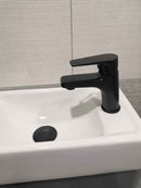 Mitigeur lavabo COLORADO en laiton noir sans siphon