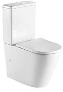 Ensemble Cuvette WC sans bride Rimless à poser ZINA - avec abattant et réservoir