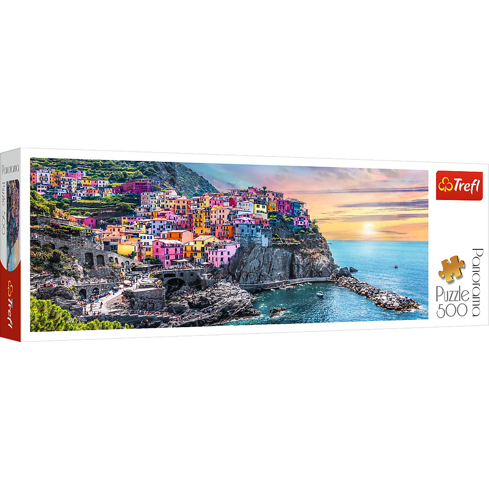 Puzzle panoramique trefl vernazza italie 500 pièces