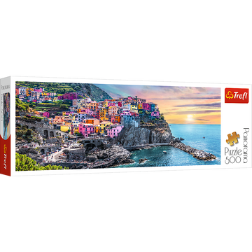 Puzzle panoramique trefl vernazza italie 500 pièces