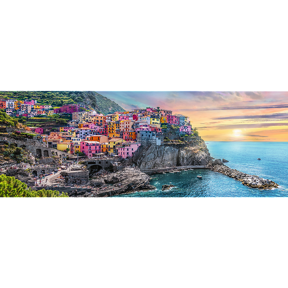 Puzzle panoramique trefl vernazza italie 500 pièces