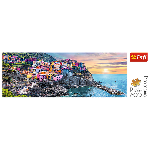 Puzzle panoramique trefl vernazza italie 500 pièces