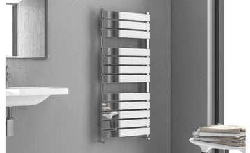 Radiateur sèche-serviette design vertical MARCELLA 51x120 cm en chrome