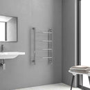 Radiateur sèche-serviette vertical DESIGN 6 9,3x56x90 cm en laiton chromé