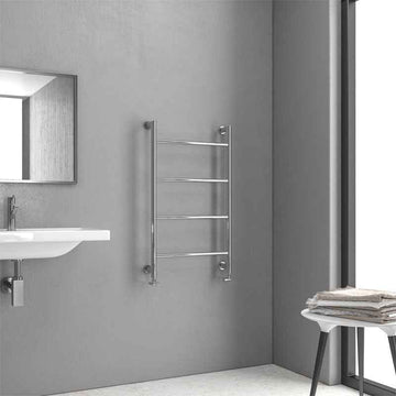 Radiateur sèche-serviette vertical DESIGN 6 9,3x56x90 cm en laiton chromé