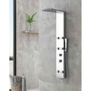 Colonne de douche hydromassante THALIA en ABS chromé 134x20x7 cm