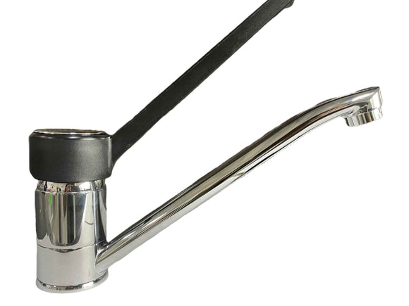 Miscelatore per cucina ristorante bar con leva clinica nera