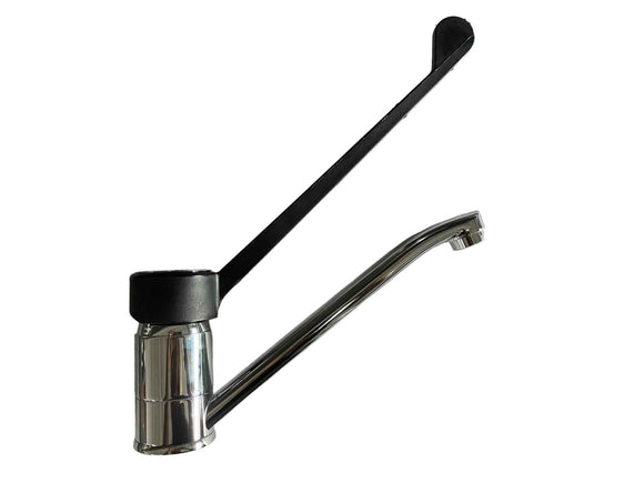 Miscelatore per cucina ristorante bar con leva clinica nera