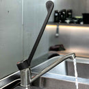 Miscelatore per cucina ristorante bar con leva clinica nera