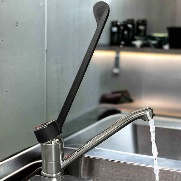 Miscelatore per cucina ristorante bar con leva clinica nera