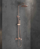 Colonne de douche ARTEMIS avec douchette en inox rose gold H. 122 cm