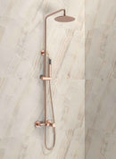 Colonne de douche ARTEMIS avec douchette en inox rose gold H. 122 cm