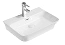 Vasque rectangulaire à poser APALLA 48,5x41x12,5 cm en céramique