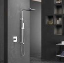 Set de douche mural chromé KATIA avec douchette