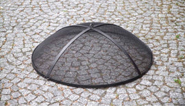 Couvercle pare-feu rond pour brasero en acier