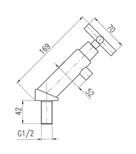 robinet lavabo simple en chrome