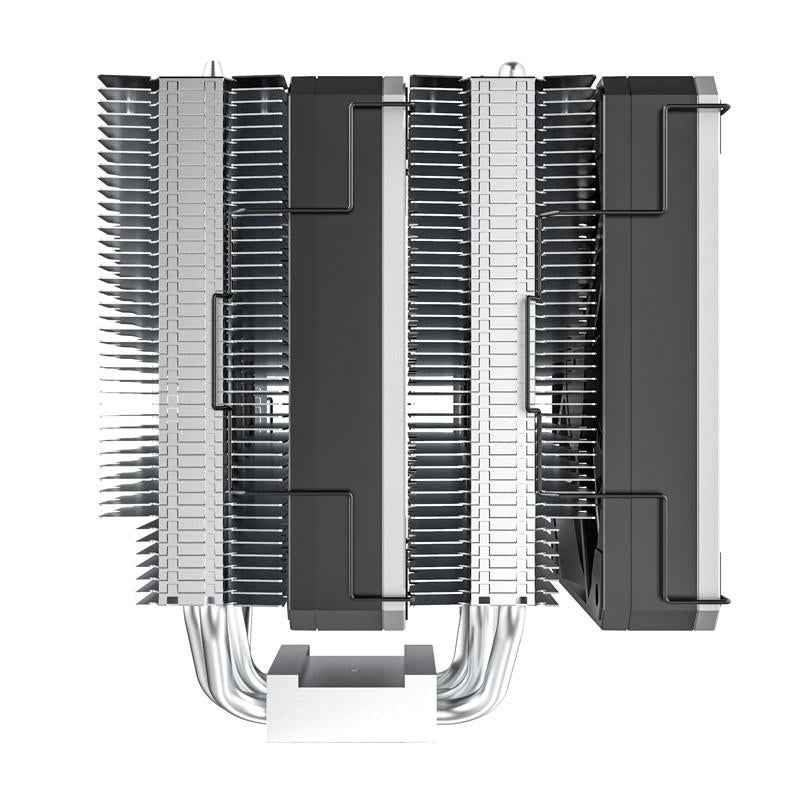 Montech METAL DT24 BASE computer cooling system Processor Air cooler 12 cm Black 2 pc(s)