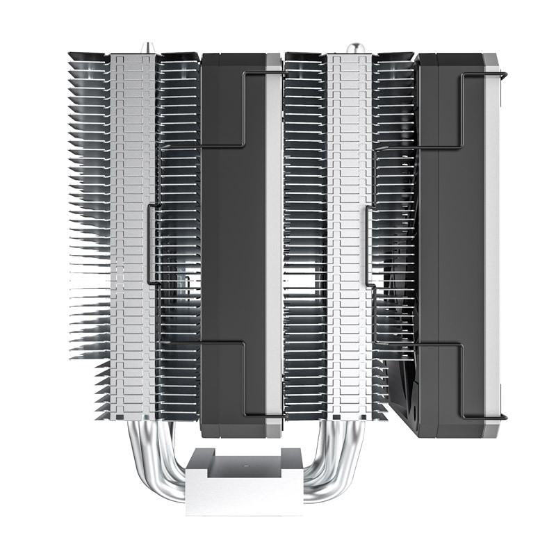 Montech METAL DT24 BASE computer cooling system Processor Air cooler 12 cm Black 2 pc(s)