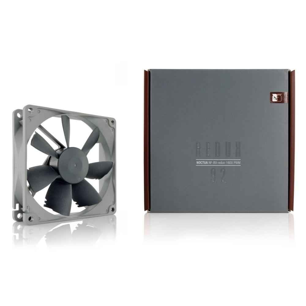 Ventilateur de boîtier d'ordinateur Noctua NF-B9 redux-1600 PWM 9,2 cm, noir, gris
