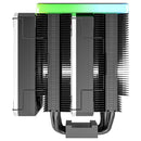 Boîtier d'ordinateur montech metal dt24 premium refroidisseur d'air pour processeur 12 cm noir