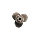 Bouton de meuble TREFLE, Finition zamak nickel mat