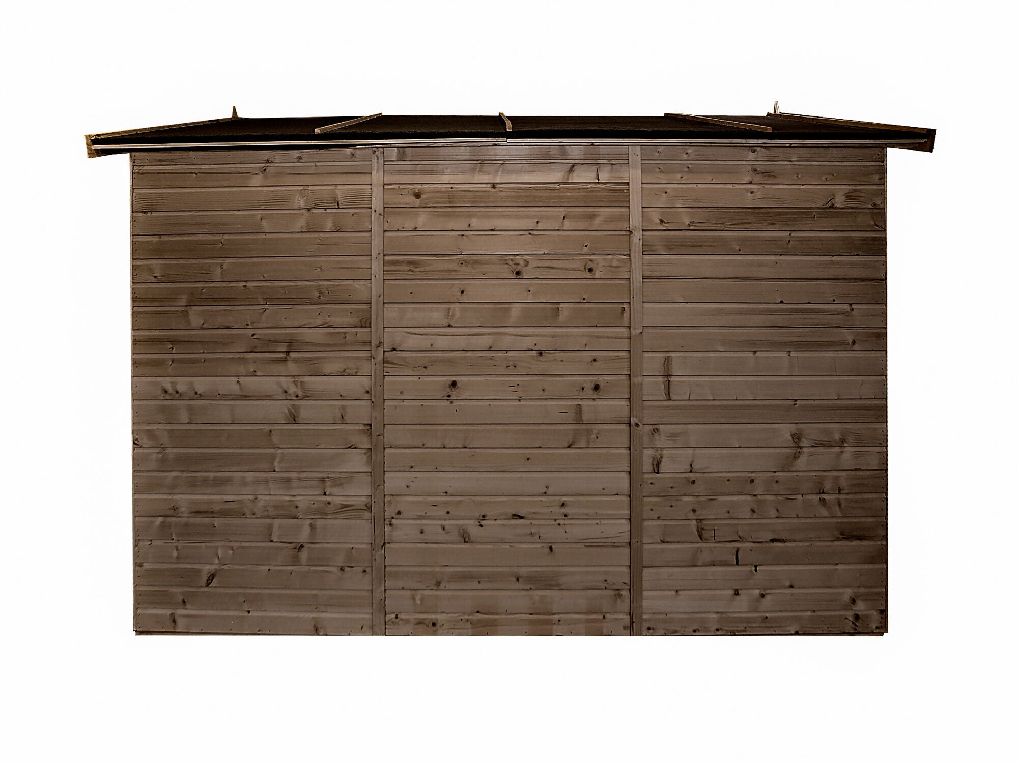 Abri de jardin en bois traité autoclave ep19mm surface utile 829m² 300x294x220 int007/ineksa