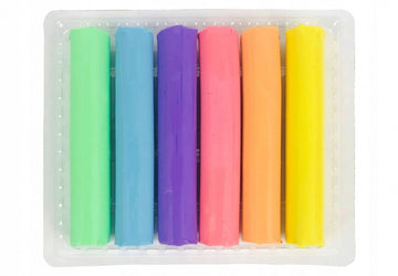 Colorino Pastel pâte à modeler 6 couleurs rondes