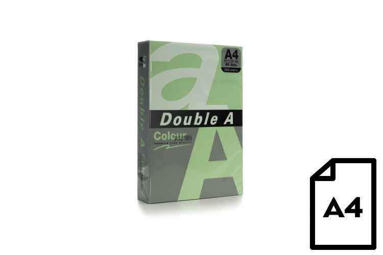 Papier couleur Double A, 80 g, A4, 500 feuilles, Émeraude