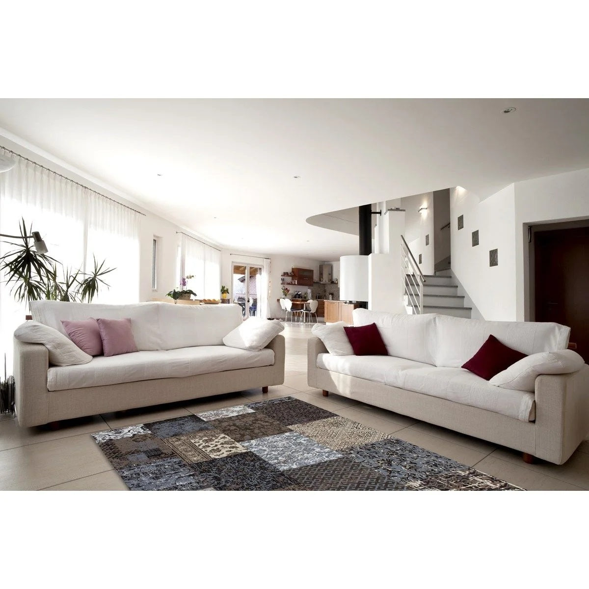 Tapis de salon coton vintage melody