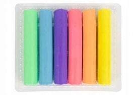 Colorino Pastel pâte à modeler 6 couleurs rondes