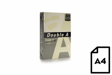 Colour paper Double A, 80g, A4, 500 sheets, Ivory