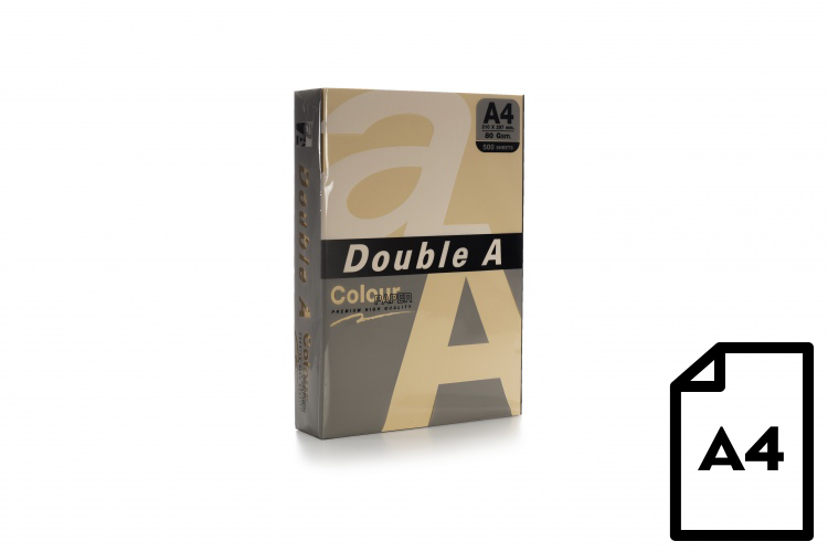 Colour paper Double A, 80g, A4, 500 sheets, Old Rose