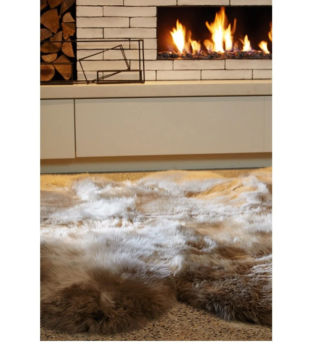 Peau de mouton véritable softy