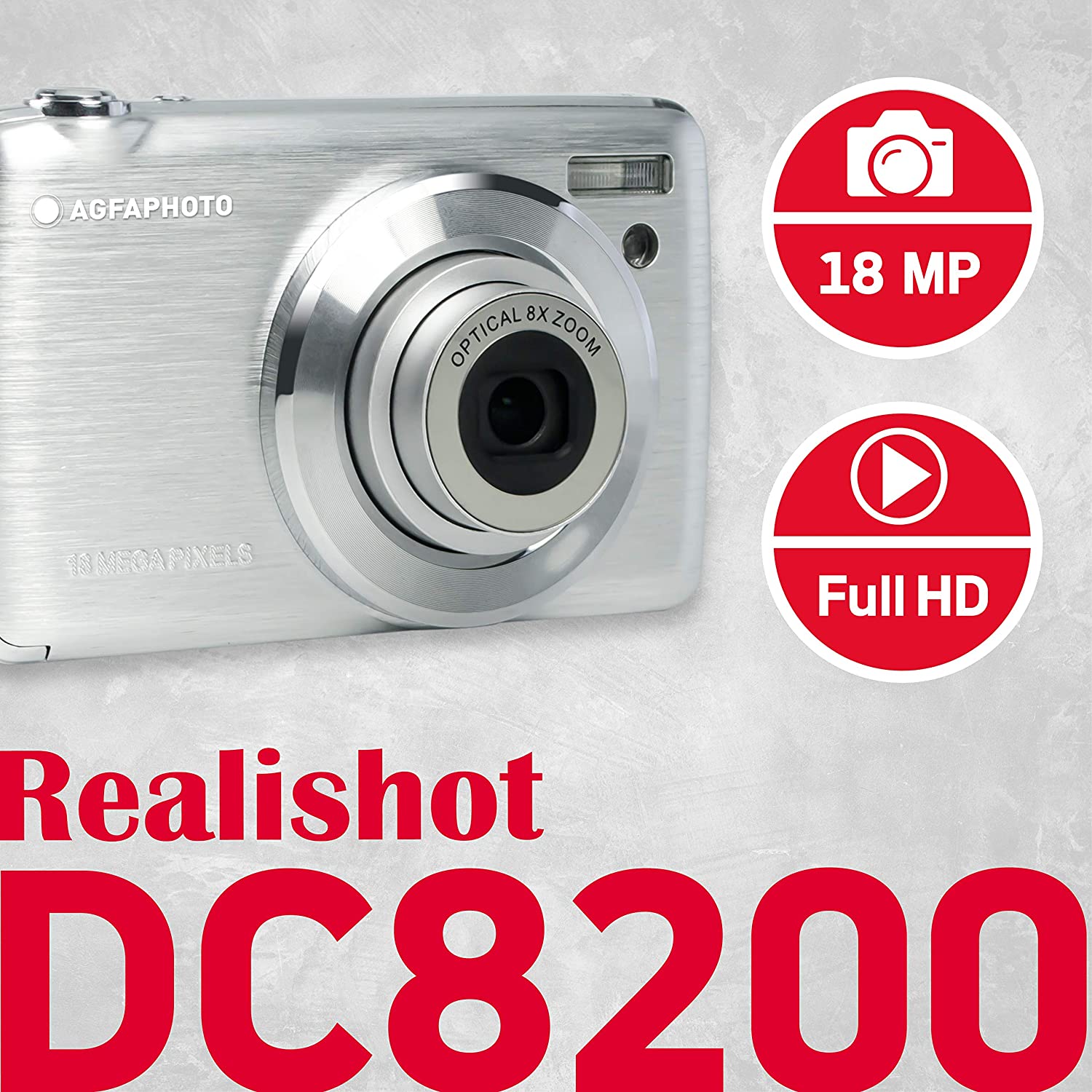 AgfaPhoto Realishot DC8200, argent