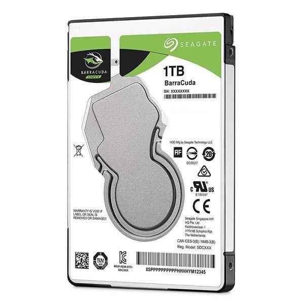 Disque dur SEAGATE Barracuda 1 To SATA 6 Gbit/s 7 200 tr/min 6,4 cm 2,5 pouces 128 Mo de cache BLK