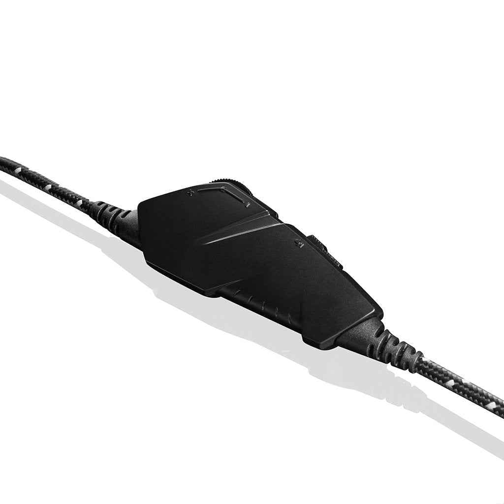 Casque de jeu Modecom Volcano MC-859 Bow avec microphone, câble 3,5 mm et 2,2 m, noir