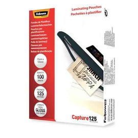 Pochettes de plastification Fellowes A6 brillantes 125 microns - paquet de 100