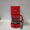 Ecost customer return LIVOO DOD166R Electric Coffee Machine for 15 Cups, Red