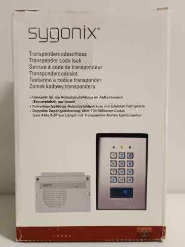 Retour client Ecost Sygonix 1582020 Serrure à code montée en surface IP66 avec clavier éclairé, avec