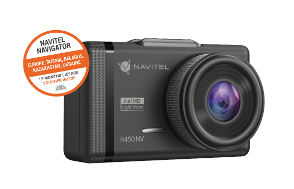 Caméra dvr navitel r450 nv fhd vision nocturne avec caméra arrière compatible  r450nv  verre vert 12 lei - 0