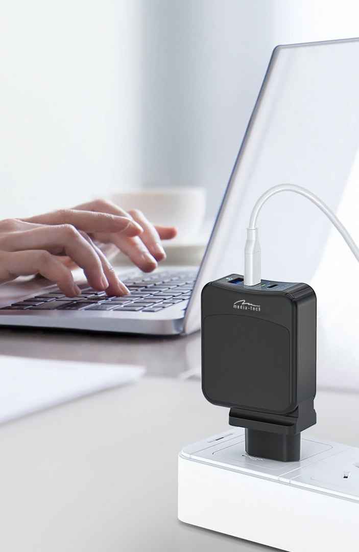 Adaptateur secteur intelligent USB-C PD Media-Tech MT6252