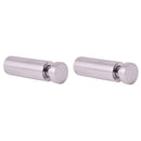 Lot de 2 patères simples COLORADO en laiton chromé 5cm x 1,6cm